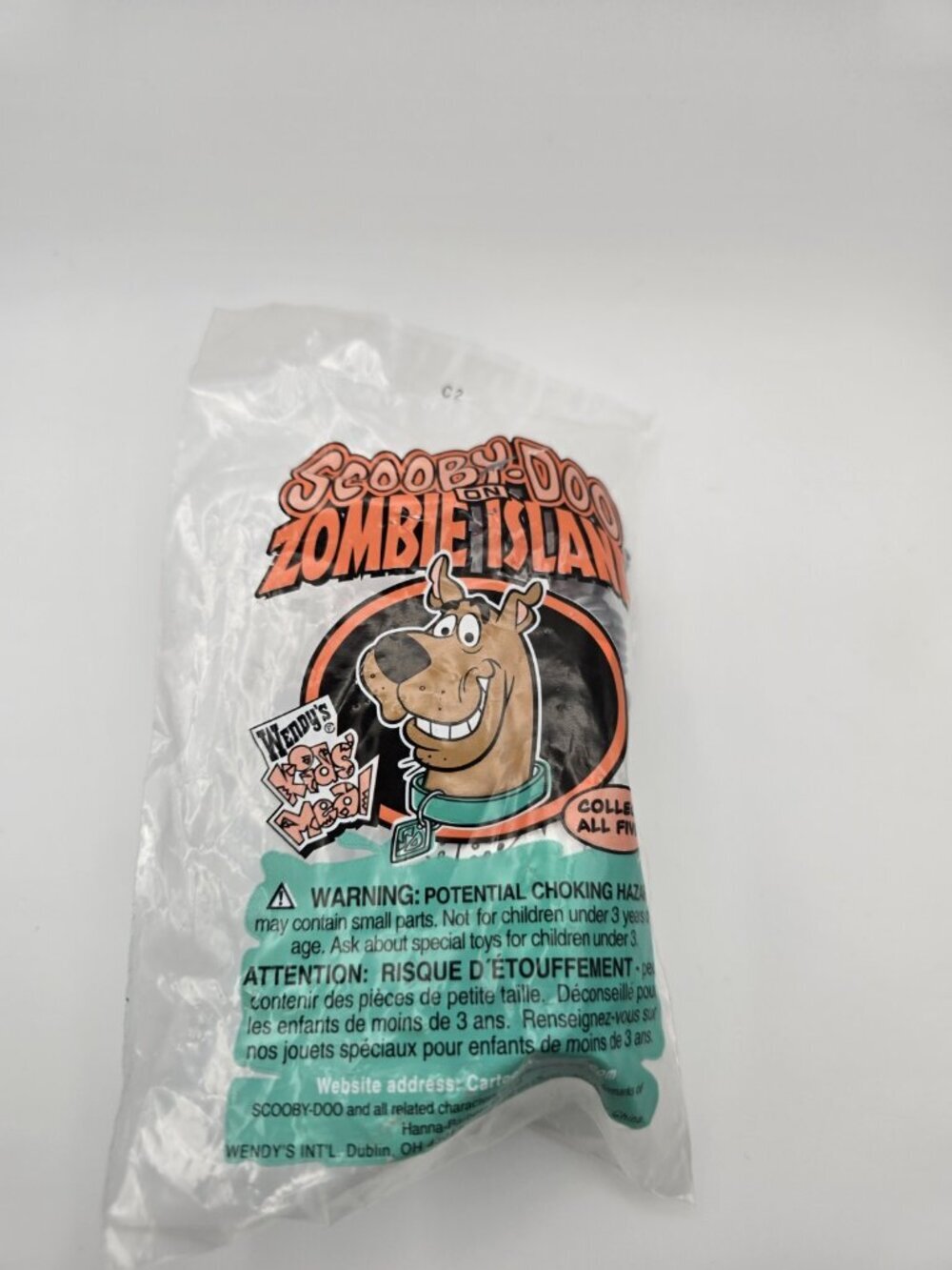 Wendy's Scooby-Doo on Zombie Island Kids Meal Knight Vintage (1998) NEW Sealed